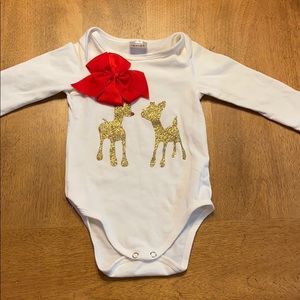 Christmas long sleeve onesie